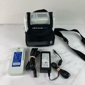 INOGEN ONE G4 PORTABLE OXYGEN CONCENTRATOR SYSTEM WITH 2 BATTERIES & CHARGER